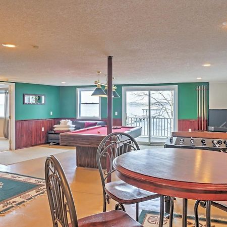 Waterfront Seneca Lake House Fire Pit And Boat Dock Geneva Bagian luar foto