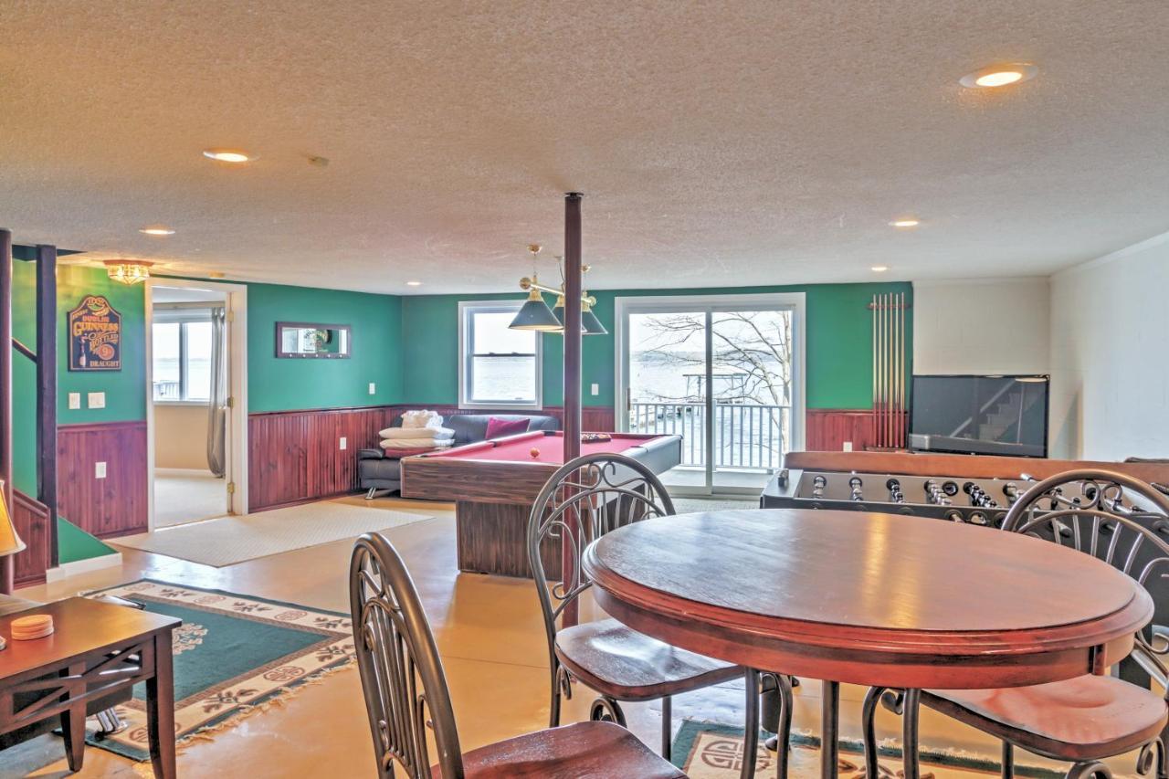 Waterfront Seneca Lake House Fire Pit And Boat Dock Geneva Bagian luar foto